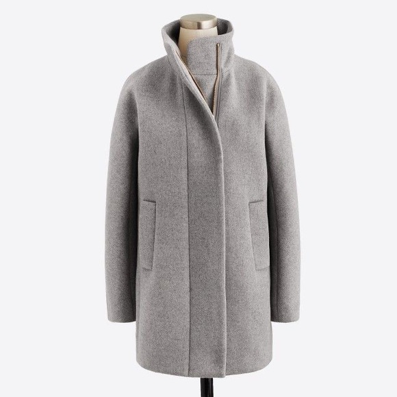 J. Crew Factory Jackets & Blazers - J. CREW Grey Wool Blend City Coat